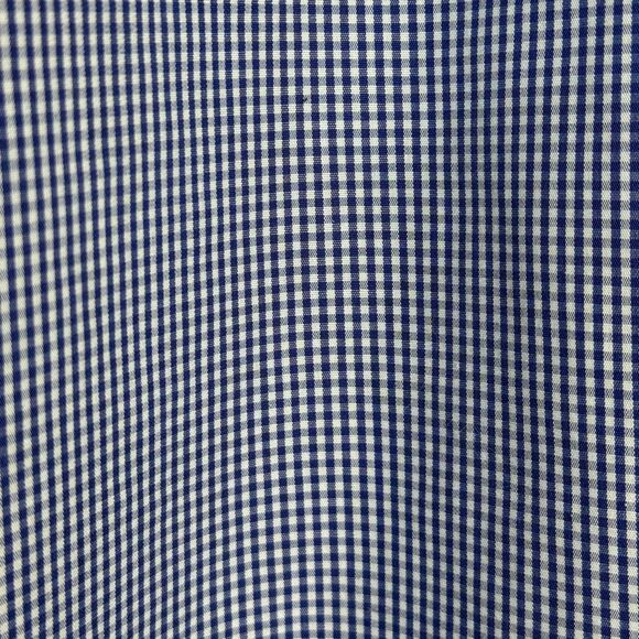 Brooks Brothers blue and white checkered long sleeve button up shirt size 15 1/2 - Picture 9 of 9